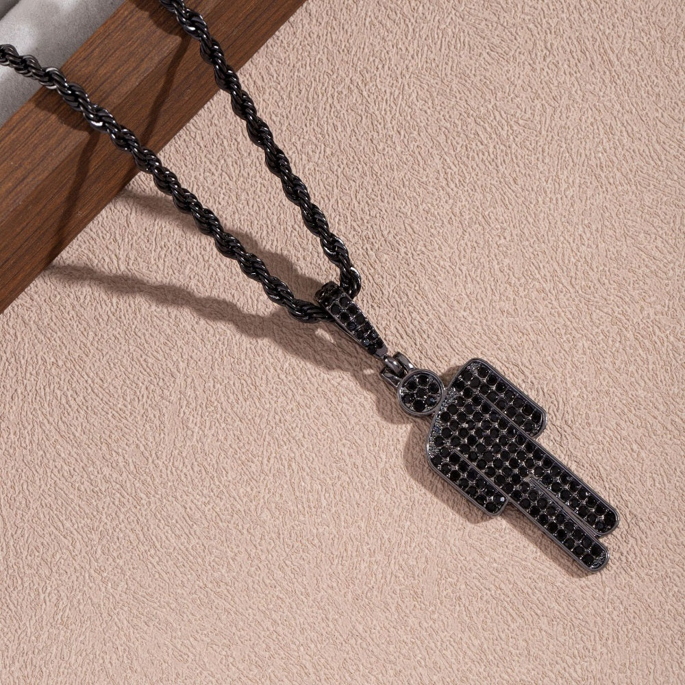 billie eilish black necklace