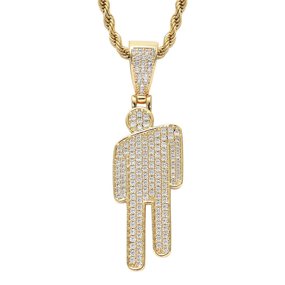 billie eilish gold necklace