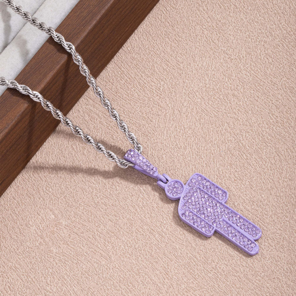 bilie eilish violet necklace