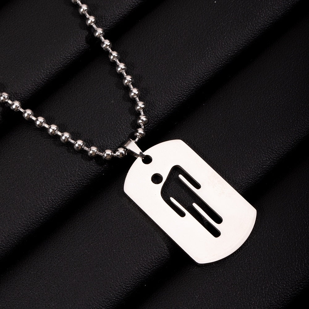 billie eilish skew head necklace