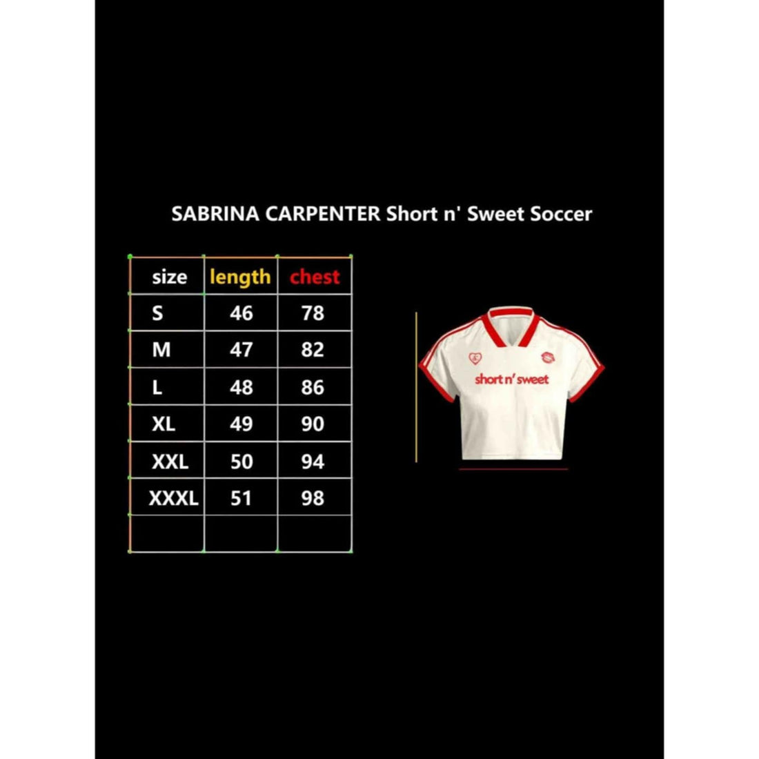 Sabrina Carpenter Soccer Shirt