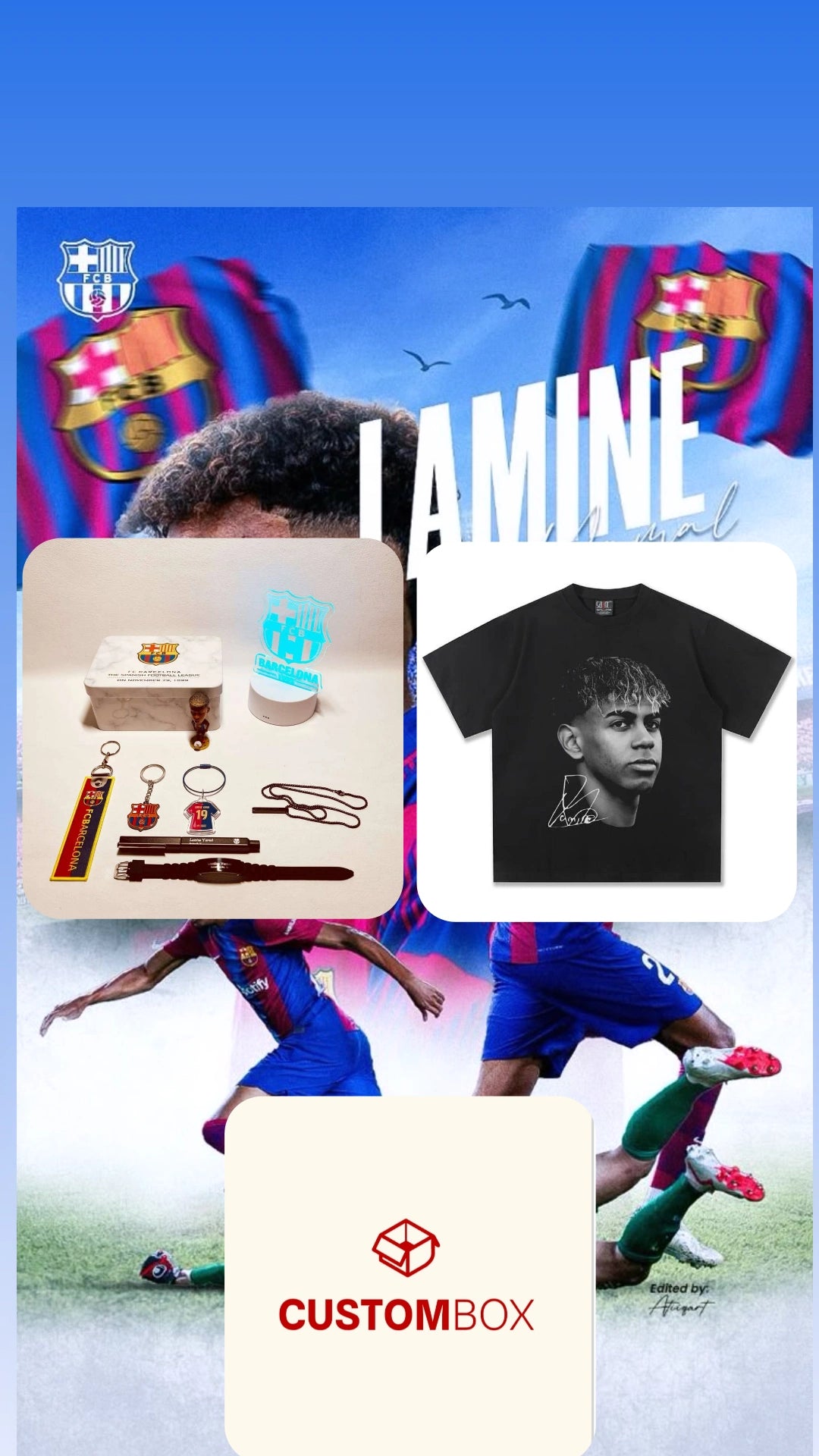 Lamine yamal Custom Box