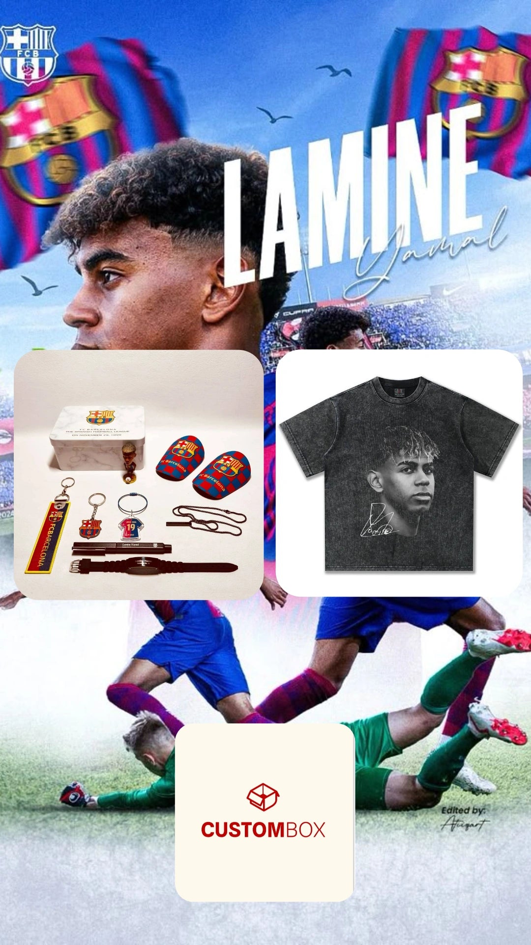 Lamine yamal Custom Box