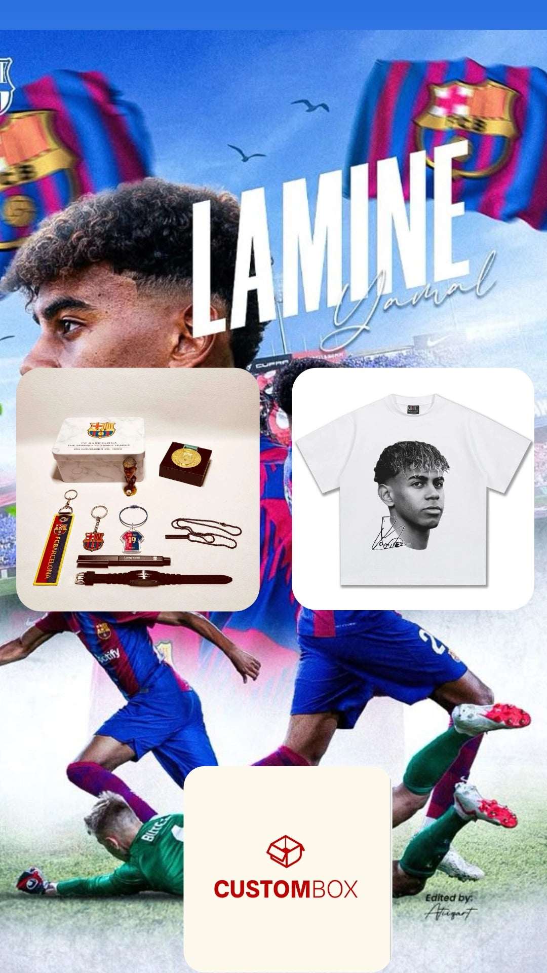 Lamine yamal Custom Box