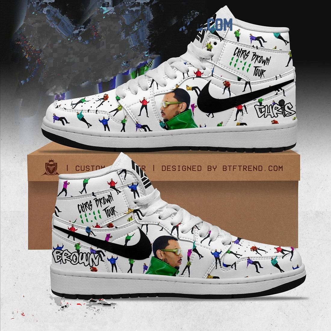 Chris brown Custom sneakers