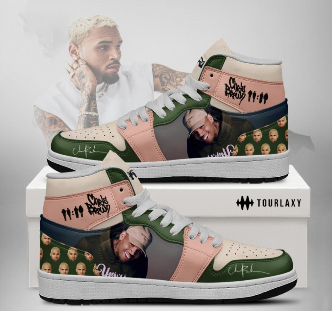 Chris brown Custom sneakers
