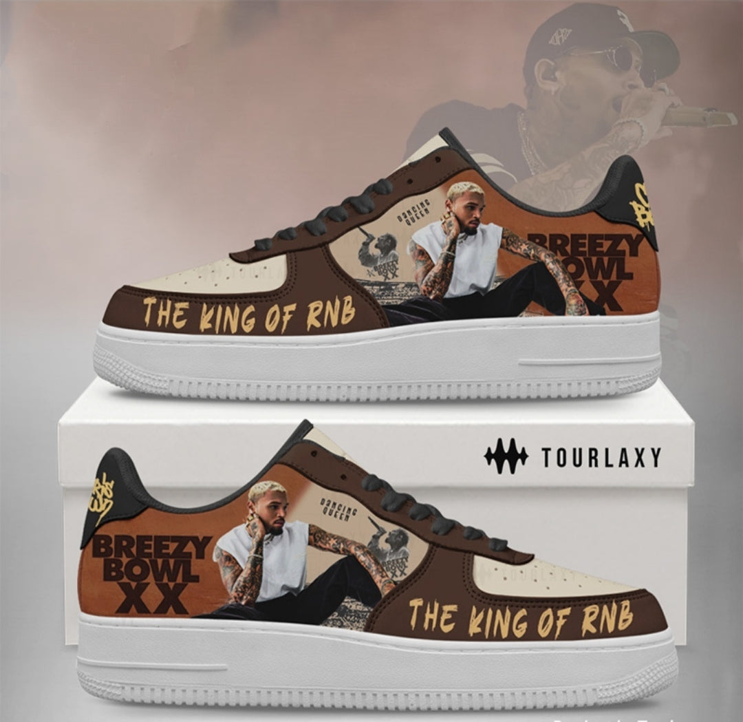 Chris brown Custom sneakers