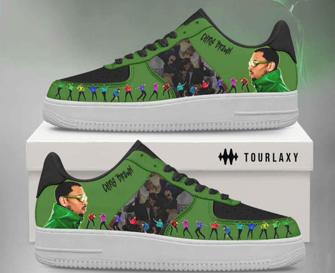 Chris brown Custom sneakers