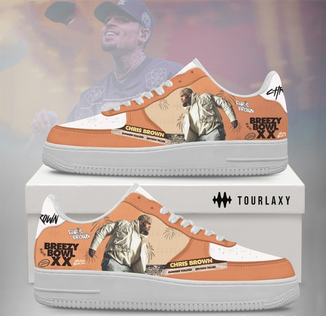 Chris brown Custom sneakers