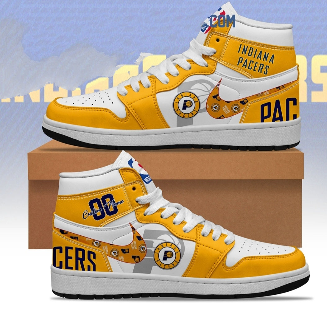 Indiana Pacers NBA Personalized Air Jordan 1 Shoes