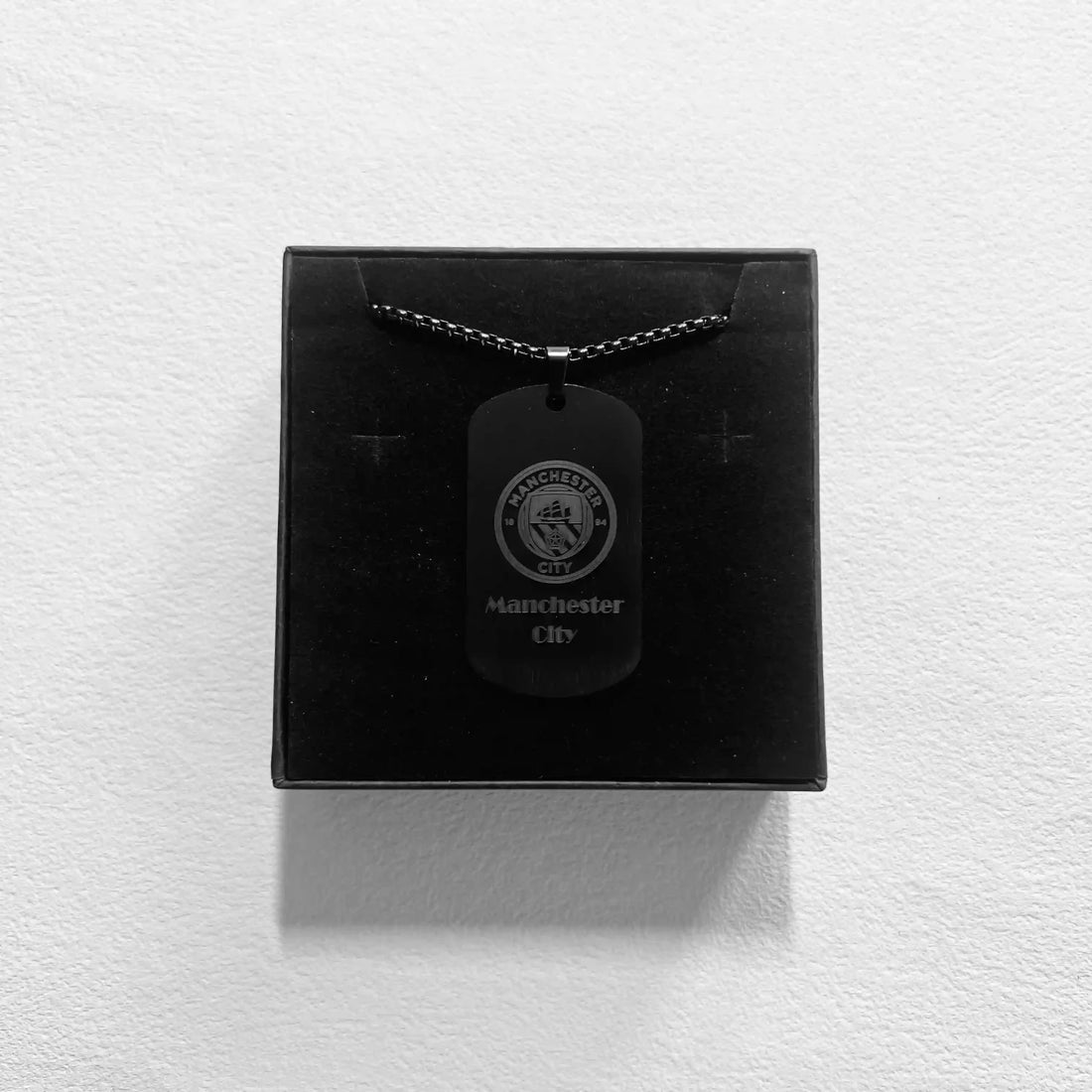 Man City Titanium Necklace