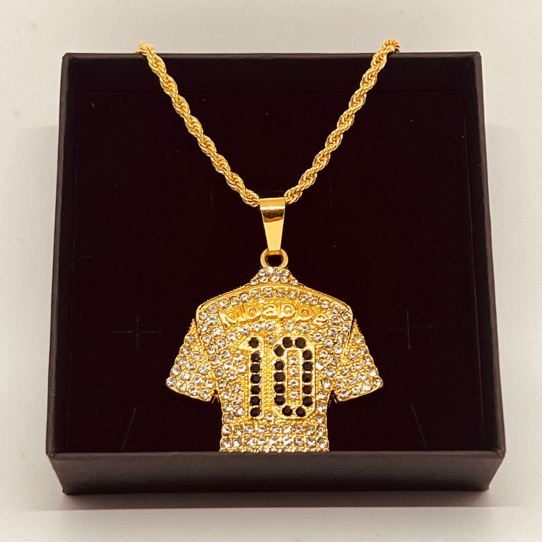 Mbappe gold black Necklace