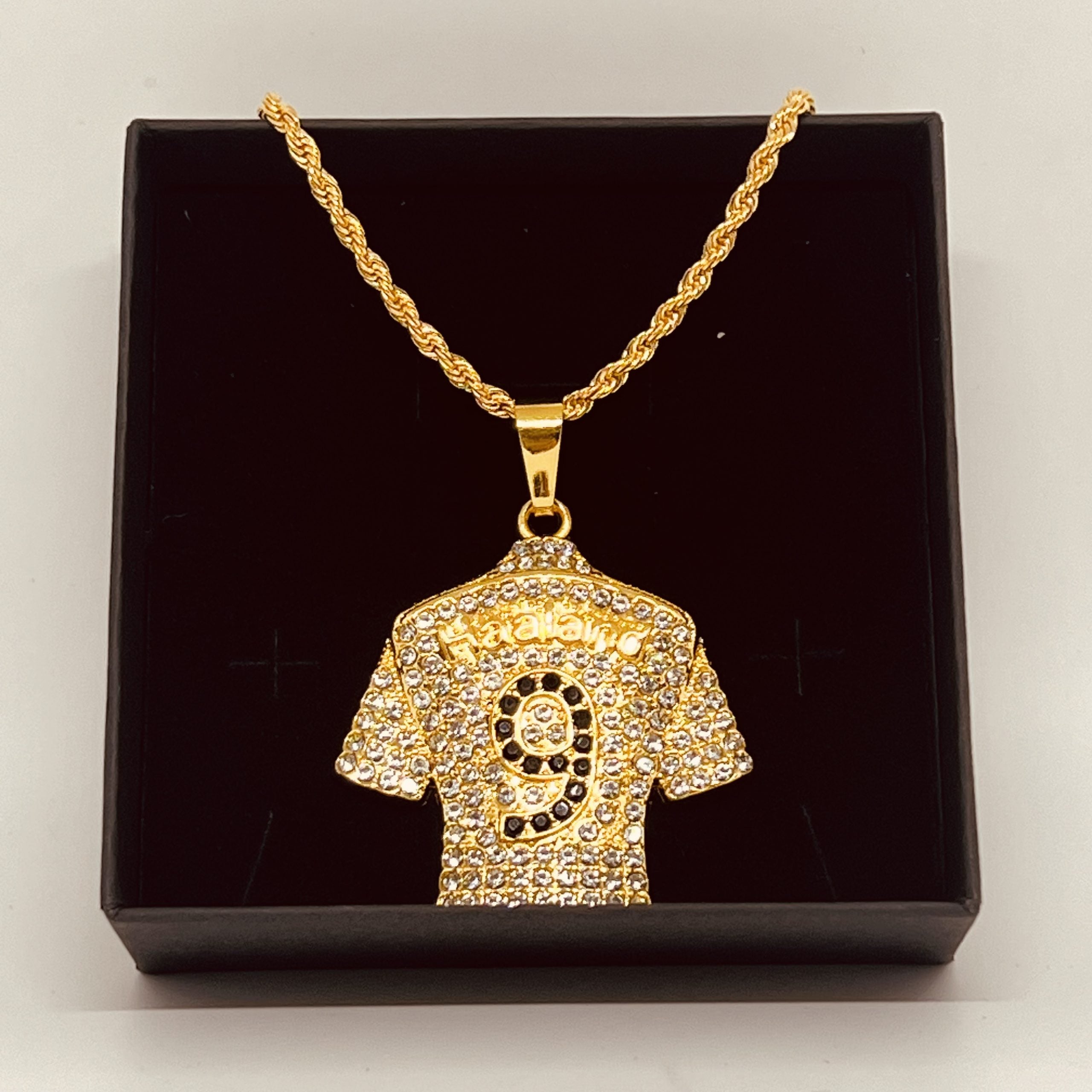 Haaland Gold black Necklace