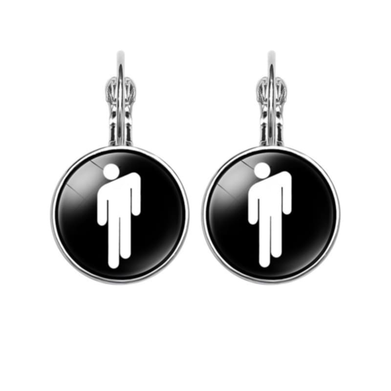 Billie Black And White Earrings