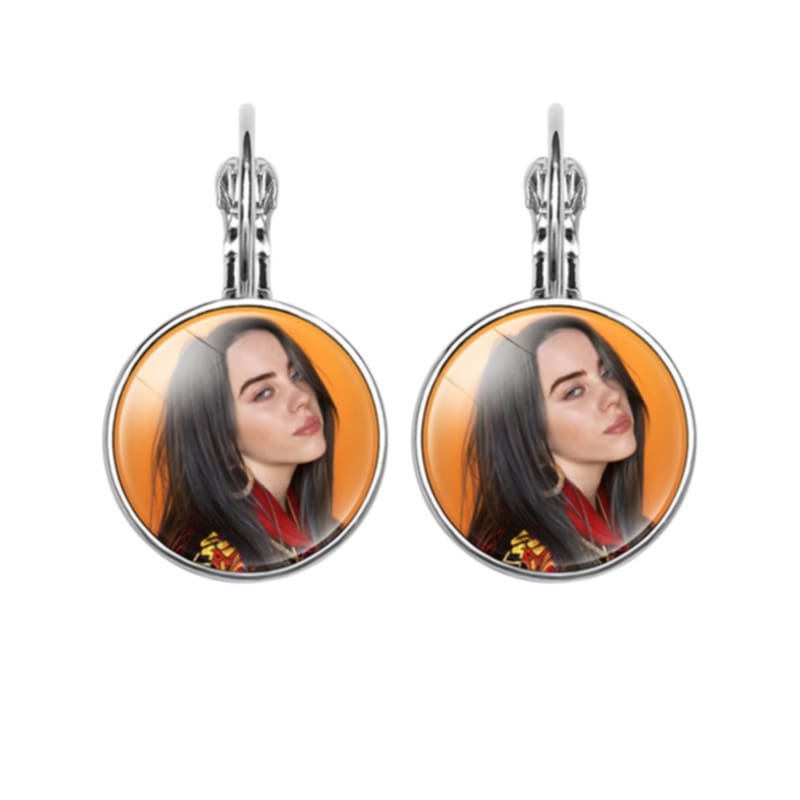 Billie Orange Earrings