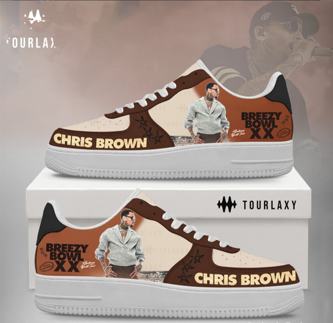 Chris brown Custom sneakers
