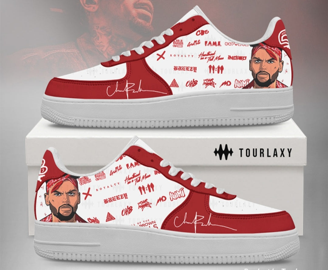 Chris brown Custom sneakers
