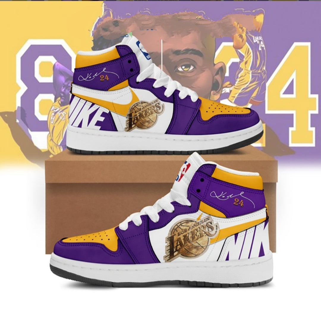 Los Angeles Lakers NBA Best Choice Custom Name Shoes