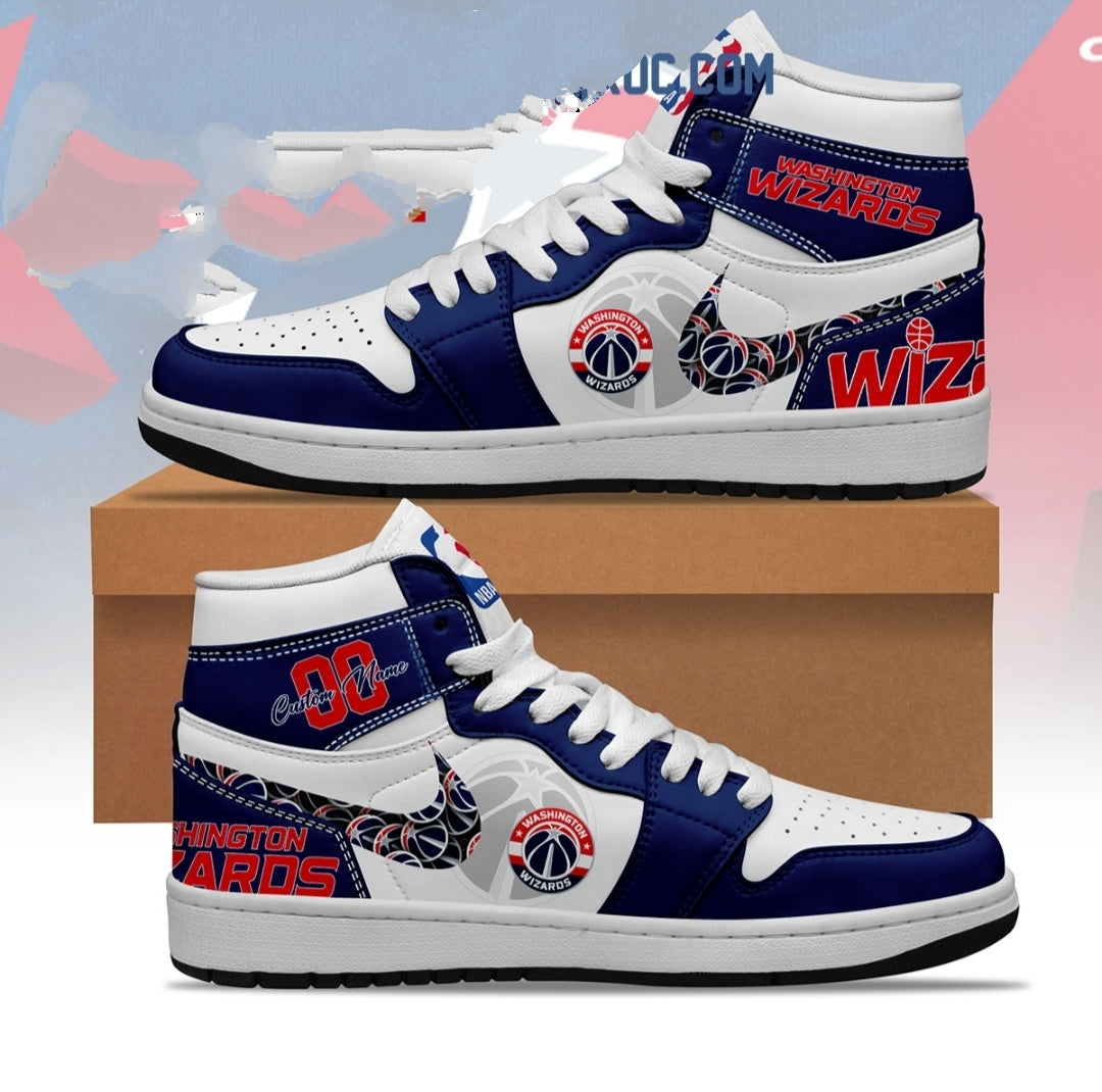 Washington Wizards NBA Personalized Air Jordan 1 Shoes