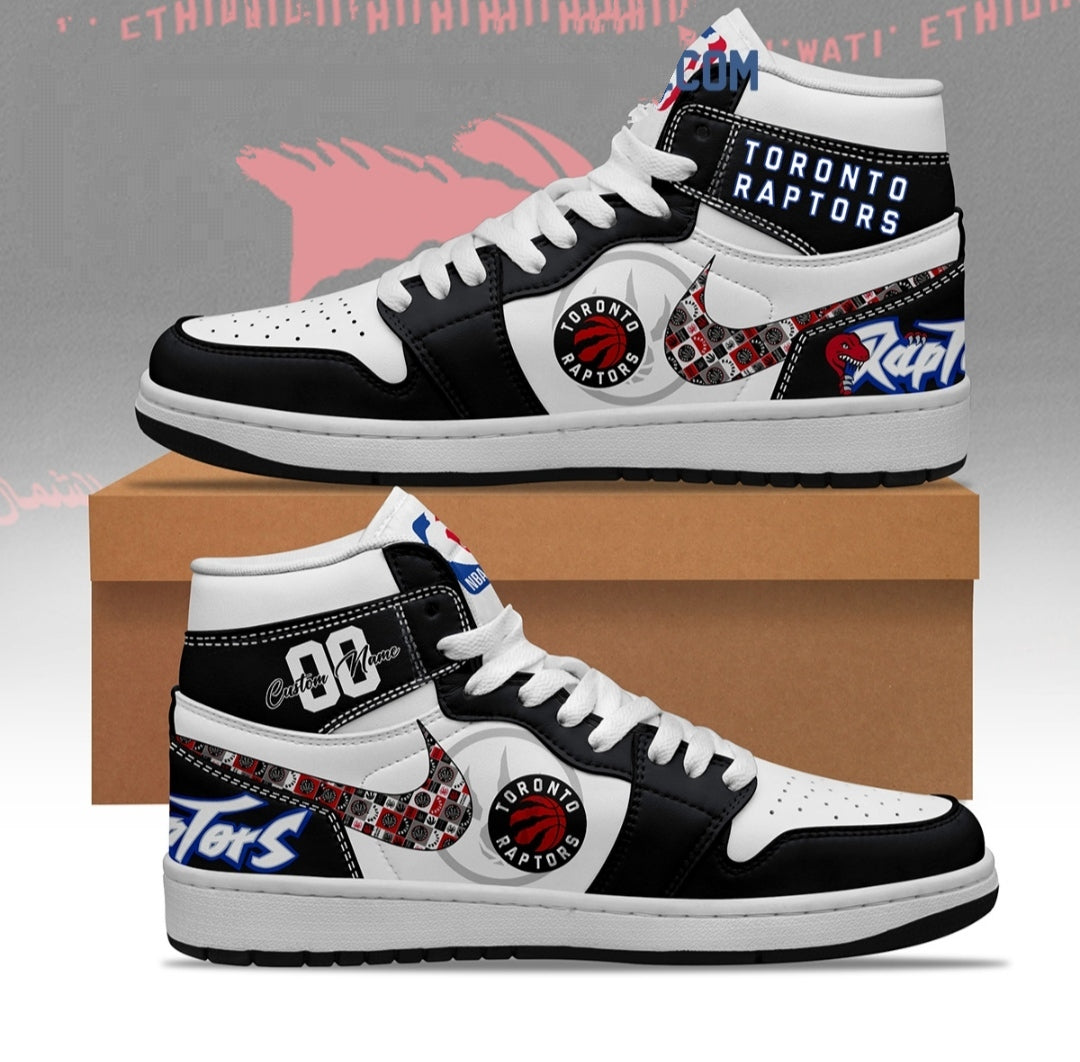 Toronto Raptors NBA Personalized Air Jordan 1 Shoes