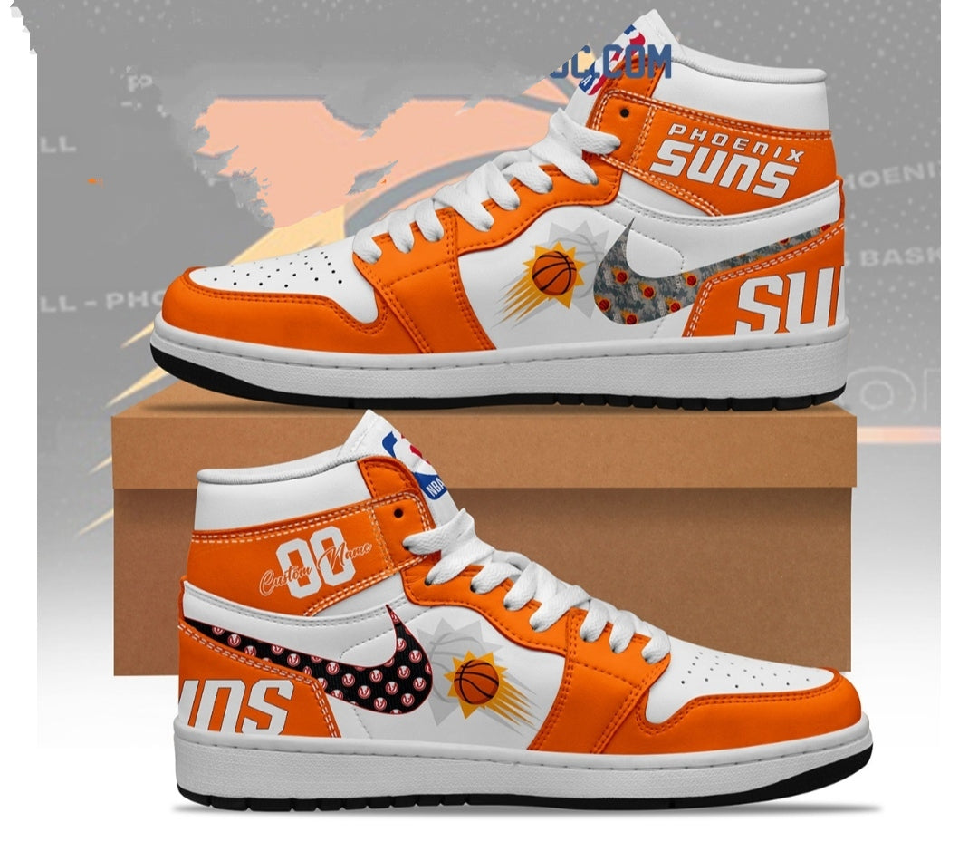 Phoenix Suns NBA Personalized Air Jordan 1 Shoes