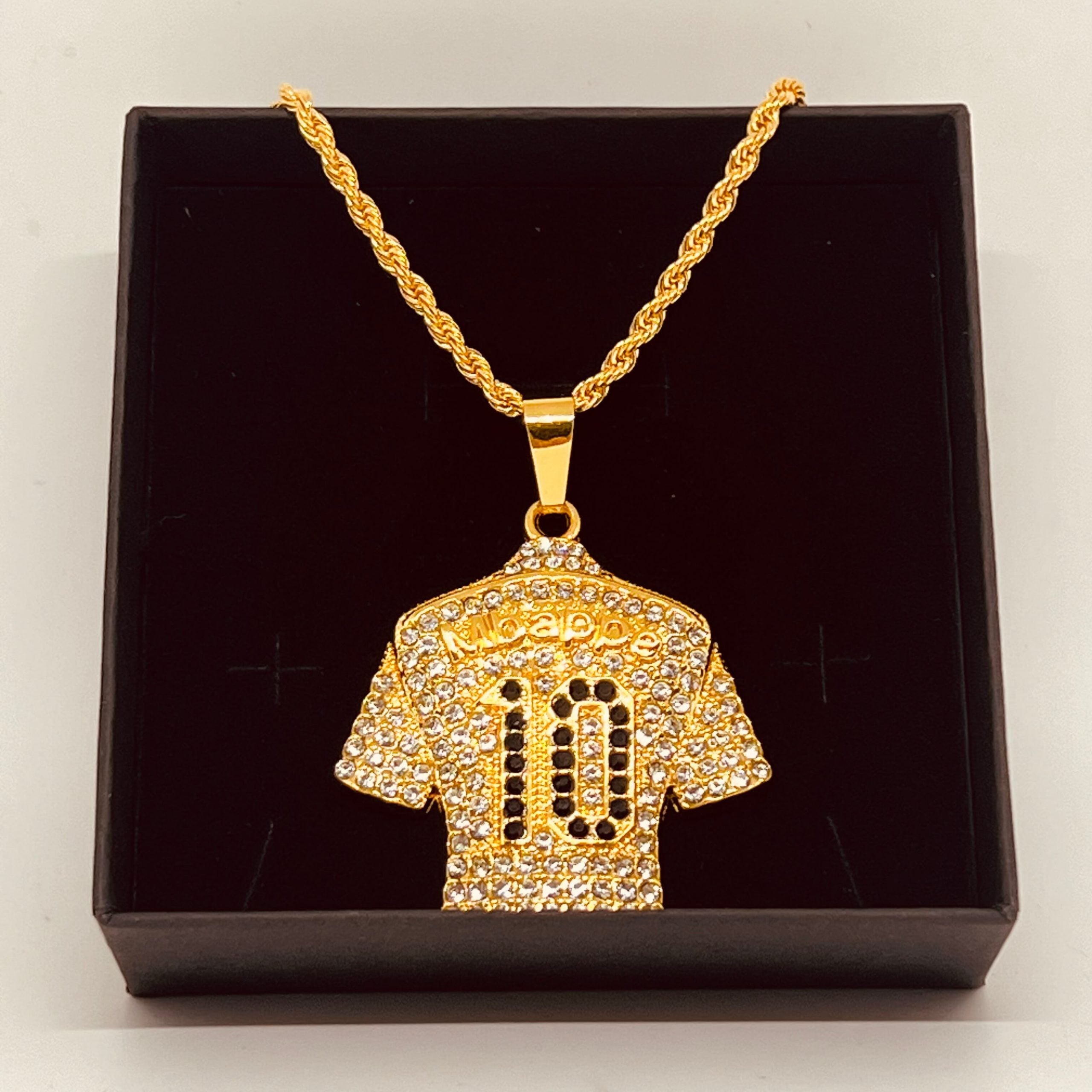 Mbappe gold black Necklace