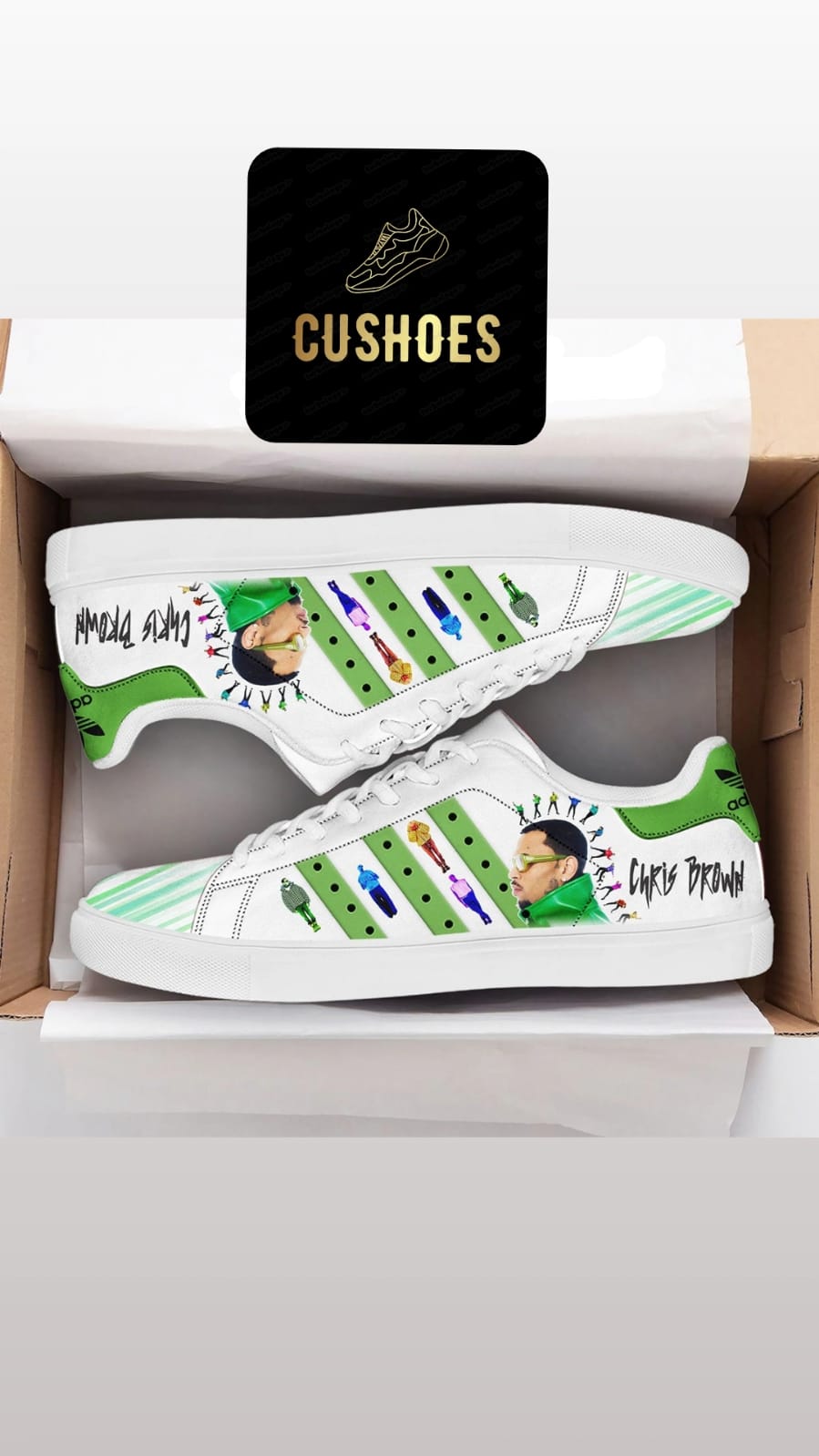 Chris Brown Custom Sneakers