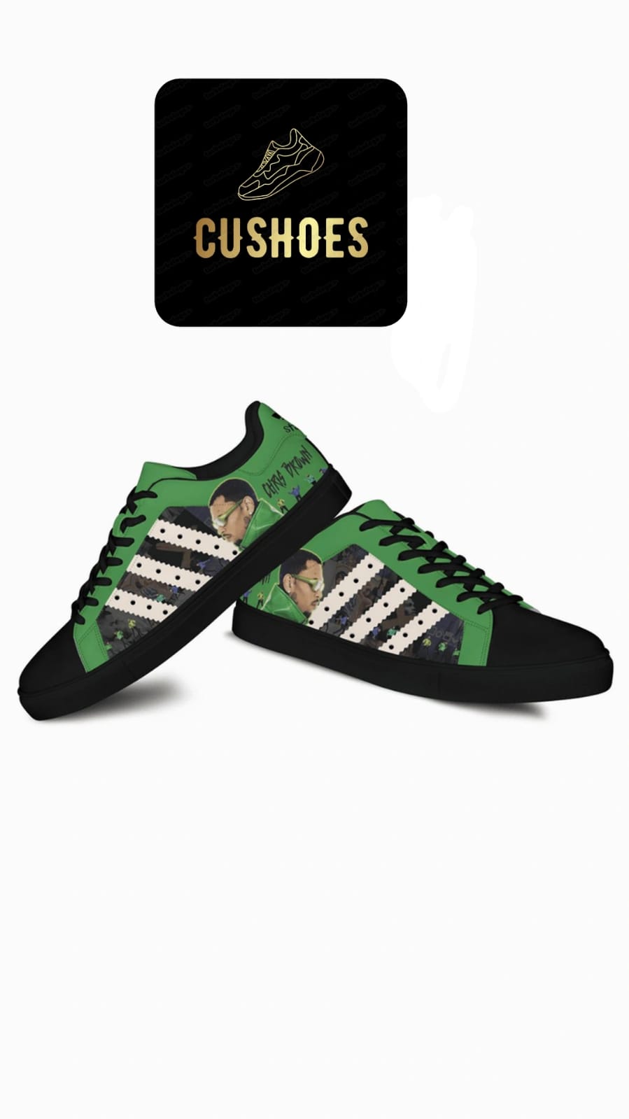 Chris Brown Custom Sneakers